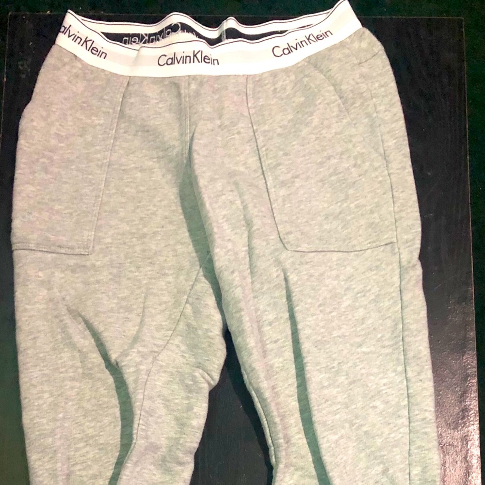 Calvin Klein gray joggers